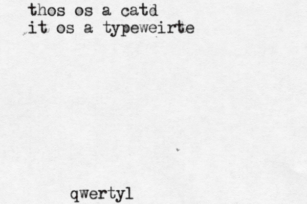 qwertyl thos os a catd it os a typeweirte