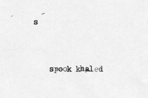 s spook khale