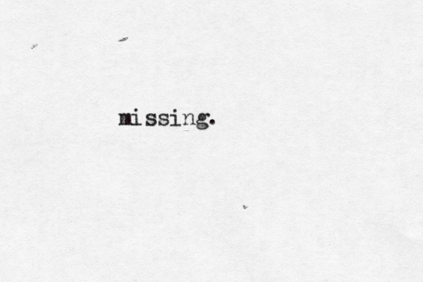 missing.