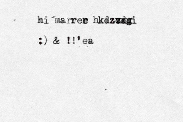 hi marree r hkdzv cdu zxgi :)@&¿!!'ea