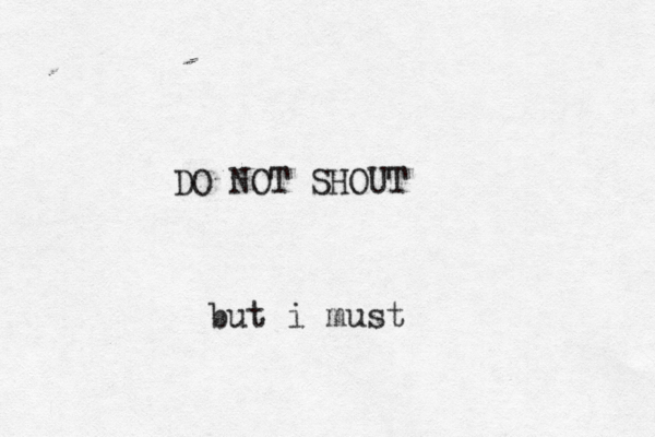 DO NOT SHO but i mus