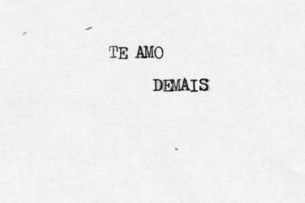 TE AMO DEMAI