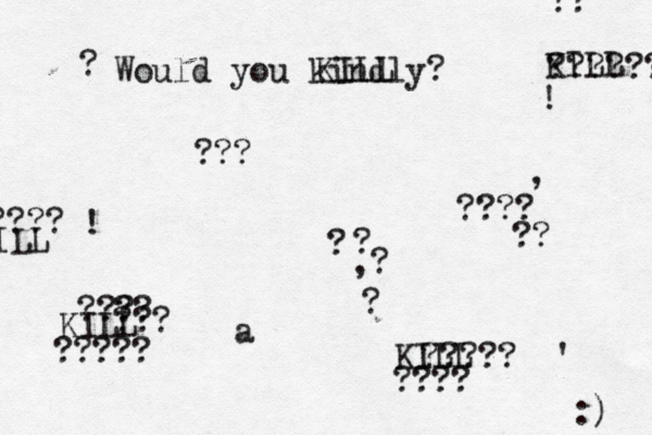 Would you kindly? ? ? ?? ???? ??? ????? ??? ?? ??? ?? ?????? ?????? ???? ????? ? ,? , ! ' a ! ? KILL KILL KILL KILL KILL :)