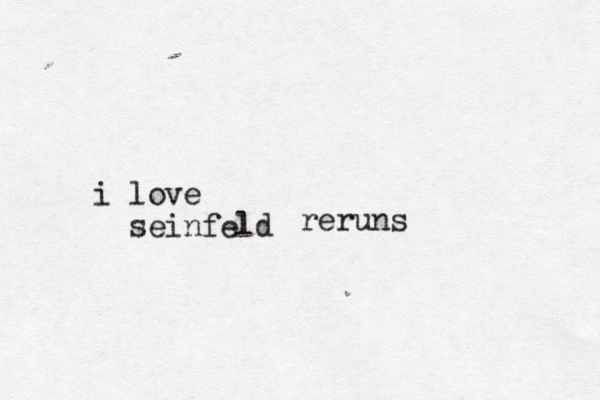 i love seinfeld reru s n