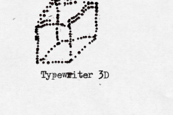 .......................................................:::::..............:::::::::::::::::::::: ::::::;::::::::::::::::::::::................... Typewriter 3D