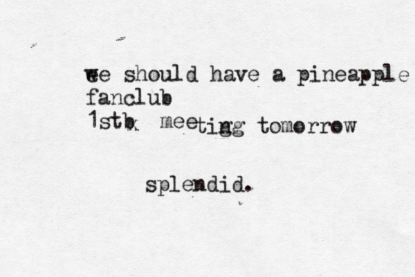 ee w should have a pineapple fanclub 1stb mee x tig ng to morro splendid
