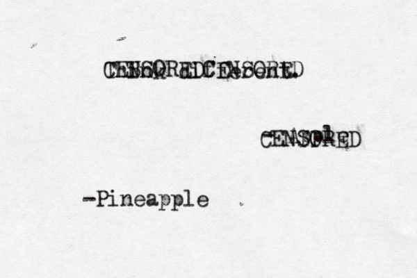 Think different. - Appl CEB NSOREDCENSORED CENSORED -Pineappl