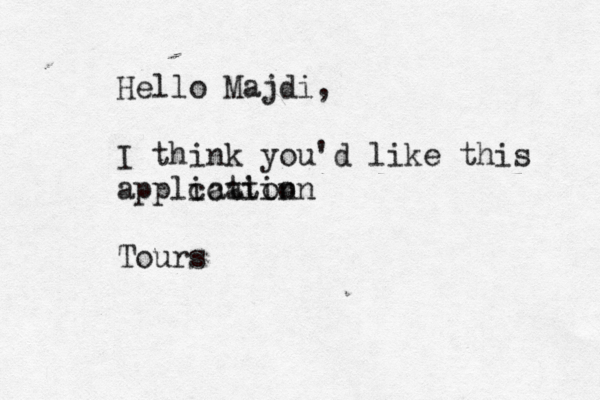 Hello Majdi, I think you'd like this applcation ication Tours
