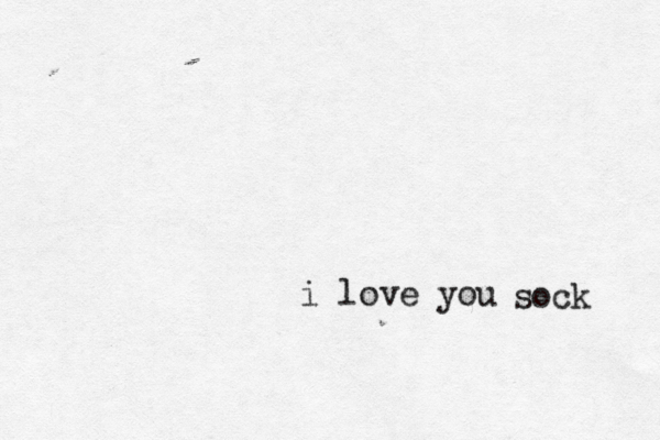 i love y sock