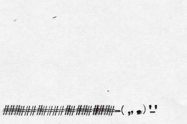 ####################~ -[ { (, ,, ,)^ ' - '