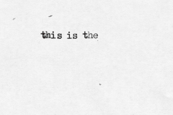 this is the