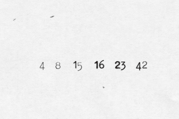 4 8 15 16 23 42