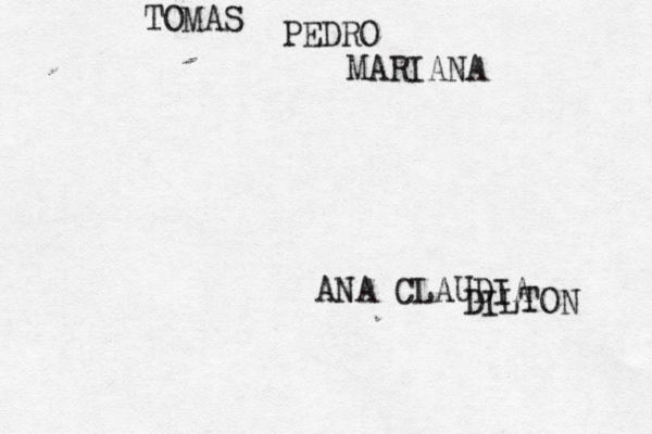ANA CLAUDIA TOMAS PEDRO MARIANA DILTON