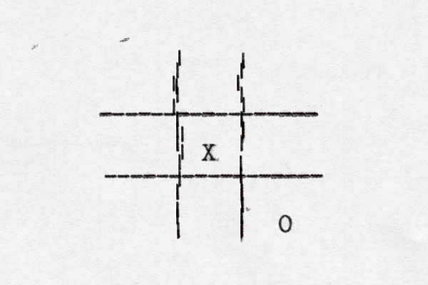----------------- ----------------- | | | | | | | | | | | | | | | | | | | | | | | | | | | X | | | | O