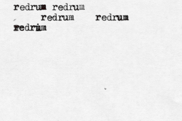 redrum redrum redrum redrum redri um