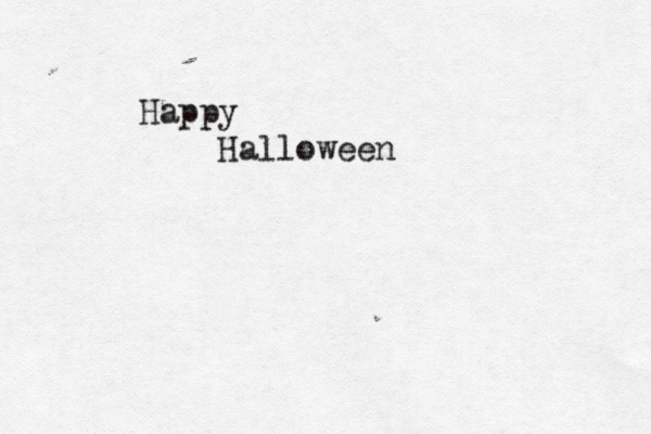 Happy Hallowee