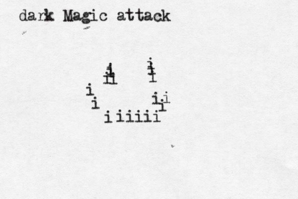 dark Magic attack i i i i i i i i i i iiiii i i i 