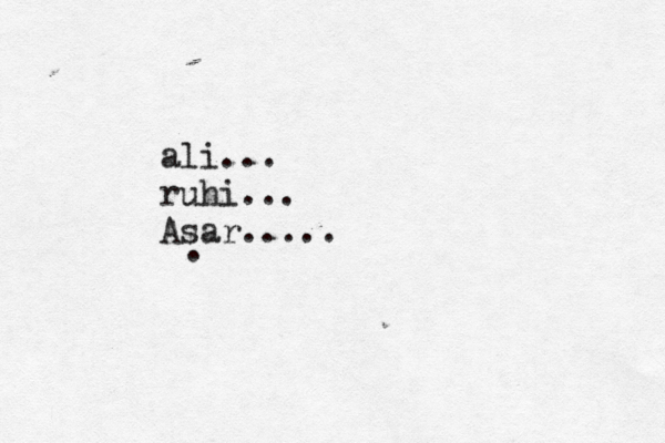 ali... ruhi... Asar..... .