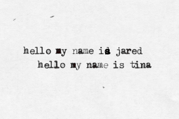 hello my name id j s a s are hello my name is tina 