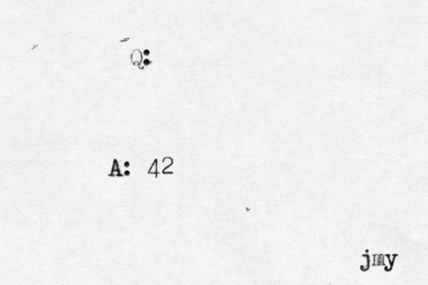 Q: A: 42 jmy 