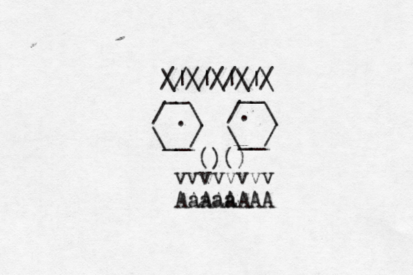 __ / \ \__/ . __ / \ . \__/ ()() vvvvvvvv Aaaaa AAAAAAA \|\|\|\|\ ///////// 