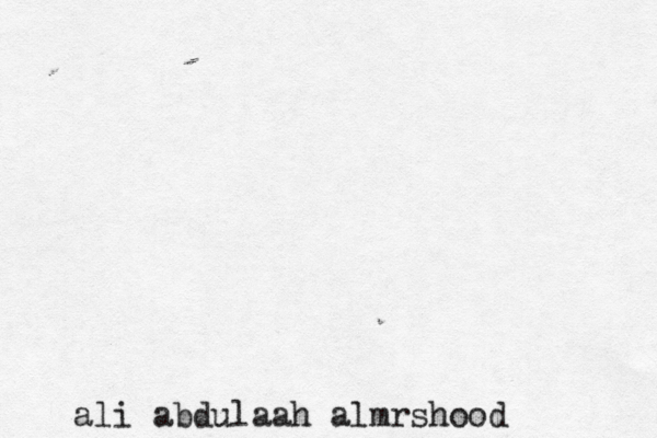ali abdulaah almrshood