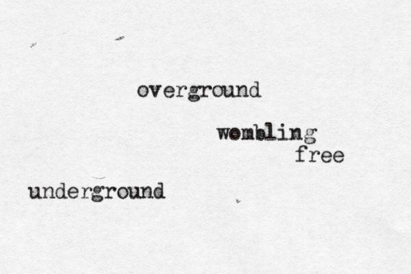 underground overground wombling free 