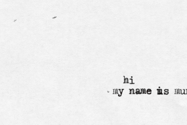 hi my name u is muna