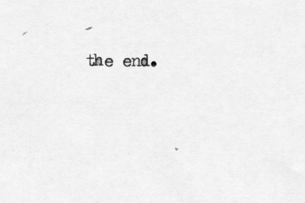 the end. 