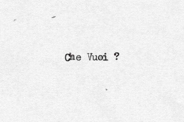 Che Vuoi ?