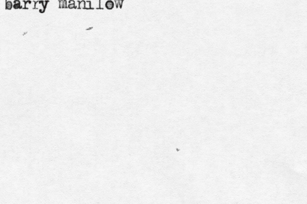barry manilow