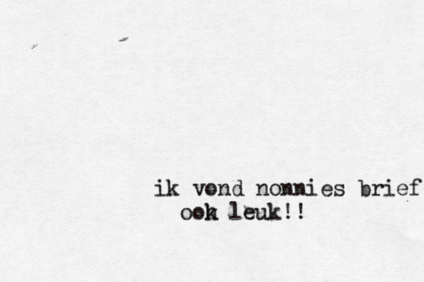 ik vond nonnies brief h ook leuk!! 