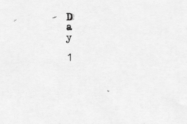 D a y 1
