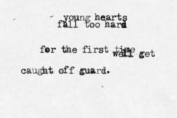 young hearts fall too hars d d d for the first time well get caught off guard.