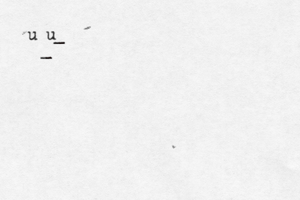 u u_ _