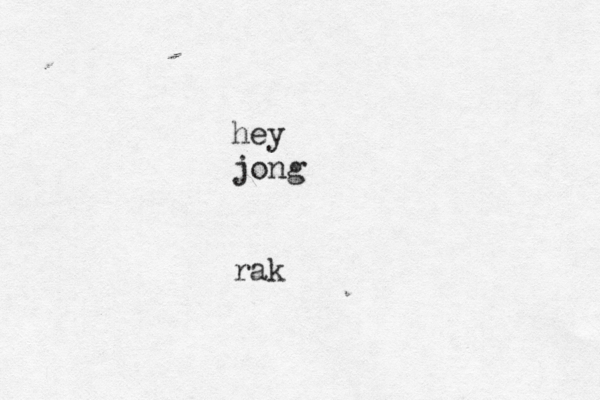 hey jong rak