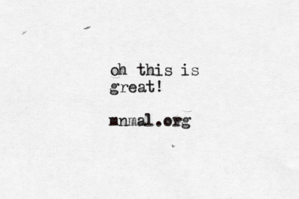 oh this is great! mnmal.org