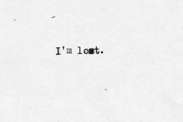I'm lost.