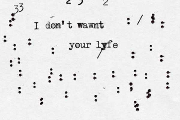 I don't wawnt your lyfe : :::::::::::::::::;::::::::::::://23233::::::