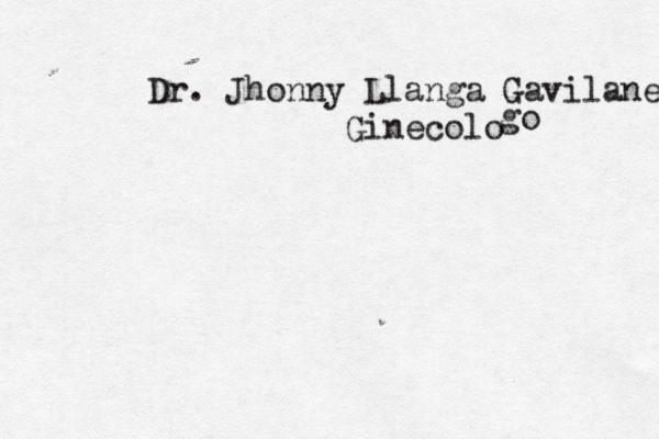 Dr. Jhonny Llanga Gavilanes Ginecòlo o go