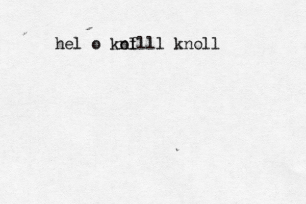 helöo knf ollll knoll 