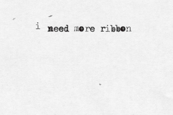 need more ribbon i