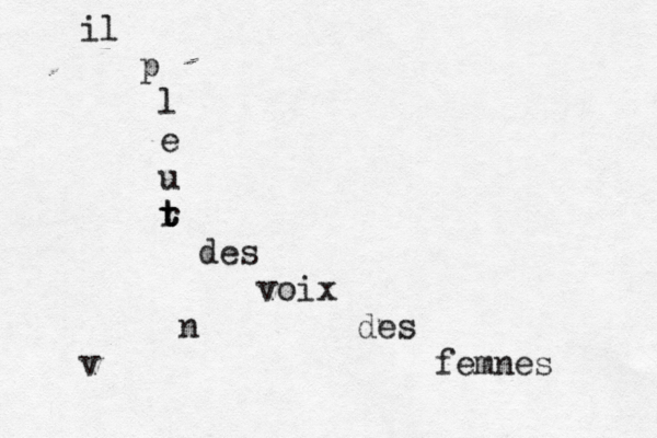 il p l e u r t t t des voix n des v femnes 