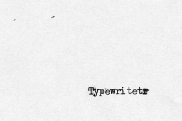 Typewritetr 