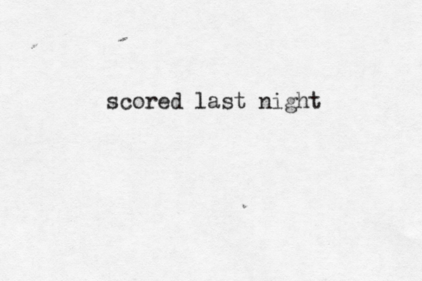 s ored last night c