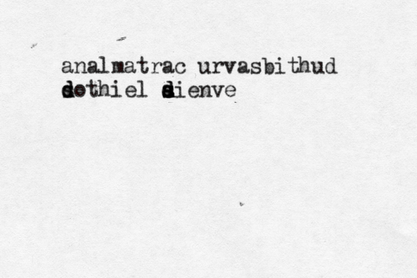 analmatrac urvasbithud so d d thiel a s d d d sienve