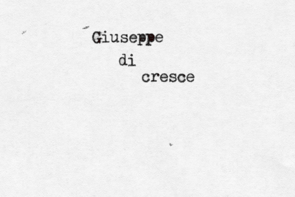 Giuseppe di cresce 