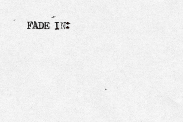 FADE IN: