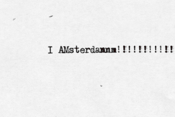 I AMsterdannm!!!!!!!!!!! 