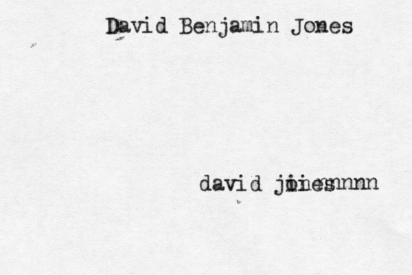 david jines oi nnnnn David Benjamin Jones 